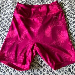 Size small Pink Gym shark shorts